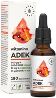 Aura Herbals ADEK witamina A + D3 2000 IU + E + K2 krople 30 ml