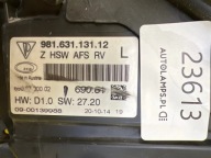 light left Porsche Boxster Cayman 981 Xenon 981631131