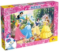 Puzzle dwustronne Plus 60 Disney Princess Księżniczki - Lisciani
