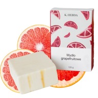 Mydło Grapefruitowe W Kostce Słodki Odświeżający Zapach Hebda 120g
