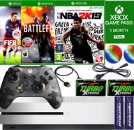 KONSOLA XBOX ONE S 500GB + ORYGINALNY PAD + GRY MEGA KOMPLET SOLIDNA ZABAWA