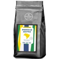 Zrnková káva 1KG BRAZILIA SANTOS - Čerstvo pražená