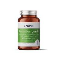 UNS RUŽENEC HORSKÝ + BIOPERINE 60 kaps RHODIOLA ROSEA ROZAVINY SALIDROZIDOV