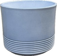 Osłonka doniczka ceramiczna niebieska
