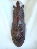 Afrykańska drewniana maska - Afryka szaman