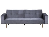 Sofa kanapa rozkładana 3-osobowa szara