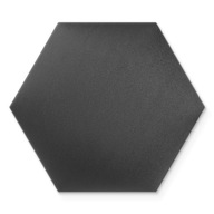 Čalúnený panel Hexagon Grafitový - 40x35 cm