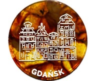 Bursztynowa moneta Gdańsk