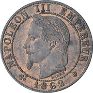 Francja, Napoleon III, 1 Centime, 1862, Strasbourg