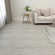 Samolepiace podlahové panely 55 ks. PVC 5,11 m² sivé