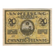 Banknot, Niemcy, Neustadt i. Holstein Stadt, 20 Pf