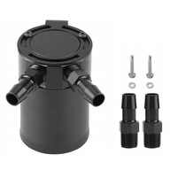 OIL CATCH TANK 0.5 L ČIERNY UNIVERZÁLNY S VÝKONNÝM VZDUCHOVÝM FILTROM