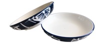 Porcelánové košíčky 80 ml bielo-modré Sushi 2 ks