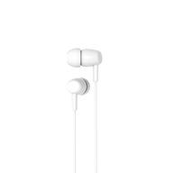 Słuchawki przewodowe jack 3,5mm dokanałowe białe XO