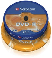 43522 VERBATIM 43522 Verbatim DVD-R tortový box VERBATIM 43522