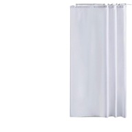 Furlinic biała zasłona prysznicowa, poliester, wodoodporna 120 x 180cm