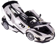 FERRARI FXX-K EVO #70 MODEL METALOWY BBURAGO 1:18 BIAŁY