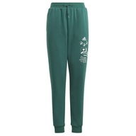 164 cm Spodnie adidas BLUV Q3 Pant Jr IA1553 zielony 164 cm