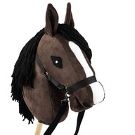 Hobby Horse Skippi - Gniady - duży koń na kiju - A3 - kantar w zestawie