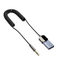 Odbornik Bluetooth v5.0 Adapter Jack 3,5mm AUX Radio do Auta zasilanie USB