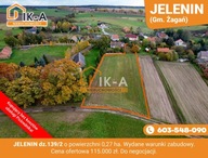 Działka, Jelenin, Żagań (gm.), 2700 m²