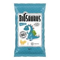 Biosaurus kukuričné chrumky morská soľ bezlepkové solené BIO 50g