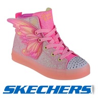 Skechers Detské topánky Tenisky Twi-Lites 2.0 Svietiace krídelká ruží 30