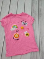 F&F Bluzka Koszulka letnia dla dziewczynki r. 110