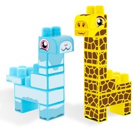 Baby Blocks Safari žirafa a lama 19 dielikov