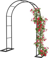 Kovový oblúk na ruže, záhradný oblúk 188x230 cm Kovová pergola na kvety