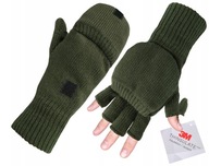 Rękawice Rękawiczki zimowe z klapką Mil-Tec Hunter 3M Thinsulate Olive L