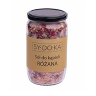 SyDoKa soľ do kúpeľa ružová 800g home spa
