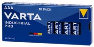 10x VARTA AAA LR03 Baterie Alkaliczne R3 Paluszki