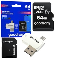 Karta MICROSD 64GB do kamerki samochodowej