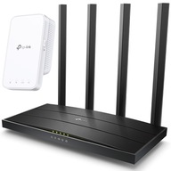 Router TP-Link Archer C6 AC1200 DualBand ONEMESH WZMACNIACZ WIFI RE300 Mesh