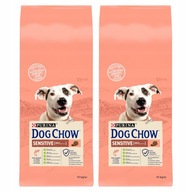 Purina DOG CHOW Sensitive łosoś dla psa 2 x 14kg