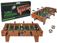 Drewniane piłkarzyki XL Stół piłkarski do gry Piłka nożna stołowa 70x36