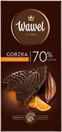 Czekolada Gorzka 70% ze skórką pomarańczy Wawel 100g