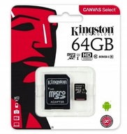 KARTA PAMIĘCI MICRO SD 64 GB KINGSTON SDCS2 100 MB/s + ADAPTER