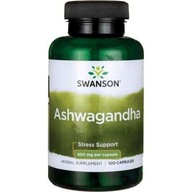 Swanson Ashwagandha Extract 450mg 100kap Stres Adaptogen Spokój Sen