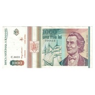 Banknot, Rumunia, 1000 Lei, 1993, Mai 1993, KM:102