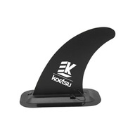 Środkowa płetwa do deski surfingowej, czarna, poprawia stabilność ogona surfingowego, 9 cali