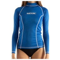 Rashguard női hosszú ujjú UV póló SEAC T-SUN kék S