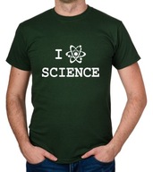 koszulka I LOVE SCIENCE prezent