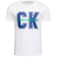 Calvin Klein Jeans pánske tričko biely originál J30J313241 L