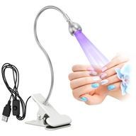3W Mini USB UV lepidlo na manikúru Fialové svetlo