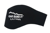 Ear Band-It czarna opaska na basen dla dzieci na obwód głowy 52-61 cm