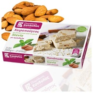 HALVA MANDULÁVAL STEVIÁVAL ÉDESÍTETT TAHINI KÉZZEL KÉSZÍTETT KANDYLAS 200G