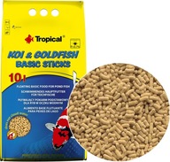 TROPICAL Koi&Goldfish Basic Sticks 800g/10L Pokarm do Oczka Stawu