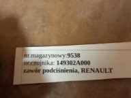 Sensor Unterdruck RENAULT ESPACE IV 3.5 V6 149302A000 01-14